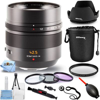 Panasonic Leica DG Nocticron 42,5 mm f/1,2 ASPH. POWER OIS-Objektiv - Filter-Kit