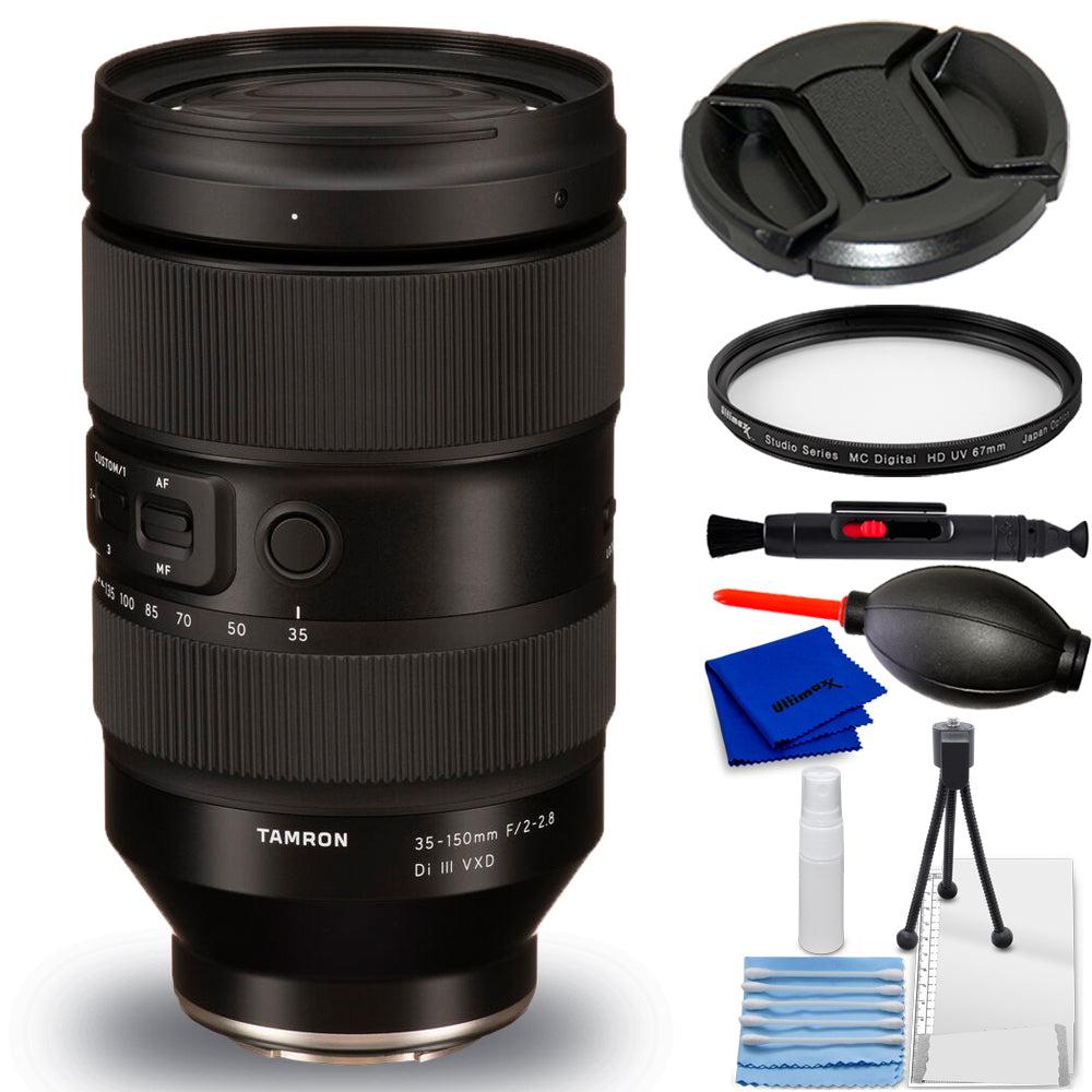 Tamron 35–150 mm f/2–2,8 Di III VXD-Objektiv (Nikon Z) – 7-teiliges Zubehörpaket