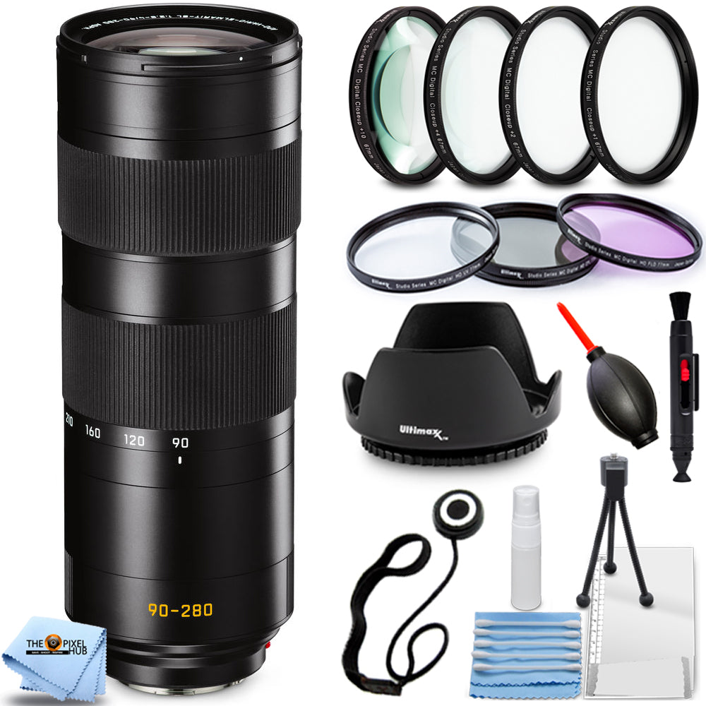 Leica APO-Vario-Elmarit-SL 90-280mm f/2.8-4 Lens -12PC Accessory Bundle