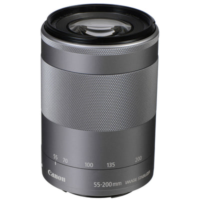 Canon EF-M 55-200mm f/4.5-6.3 IS STM Objektiv (Silber) - 1122C002