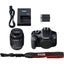 Canon EOS 4000D/Rebel T100 DSLR-Kamera mit 18-55 mm III-Objektiv – 12-teiliges Paket