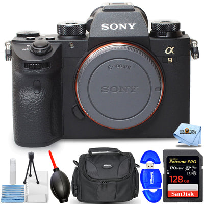 Sony Alpha a9 II spiegelloses Digitalkameragehäuse ILCE9M2/B – 7-teiliges Zubehörpaket