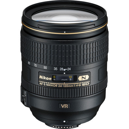 Nikon AF-S NIKKOR 24-120mm f/4G ED VR Lens (Black) 2193 - New in White Box