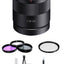 Sony SEL24F18Z 24 mm f/1.8 E-Mount Carl Zeiss Sonnar Objektiv + Filter-Kit-Paket