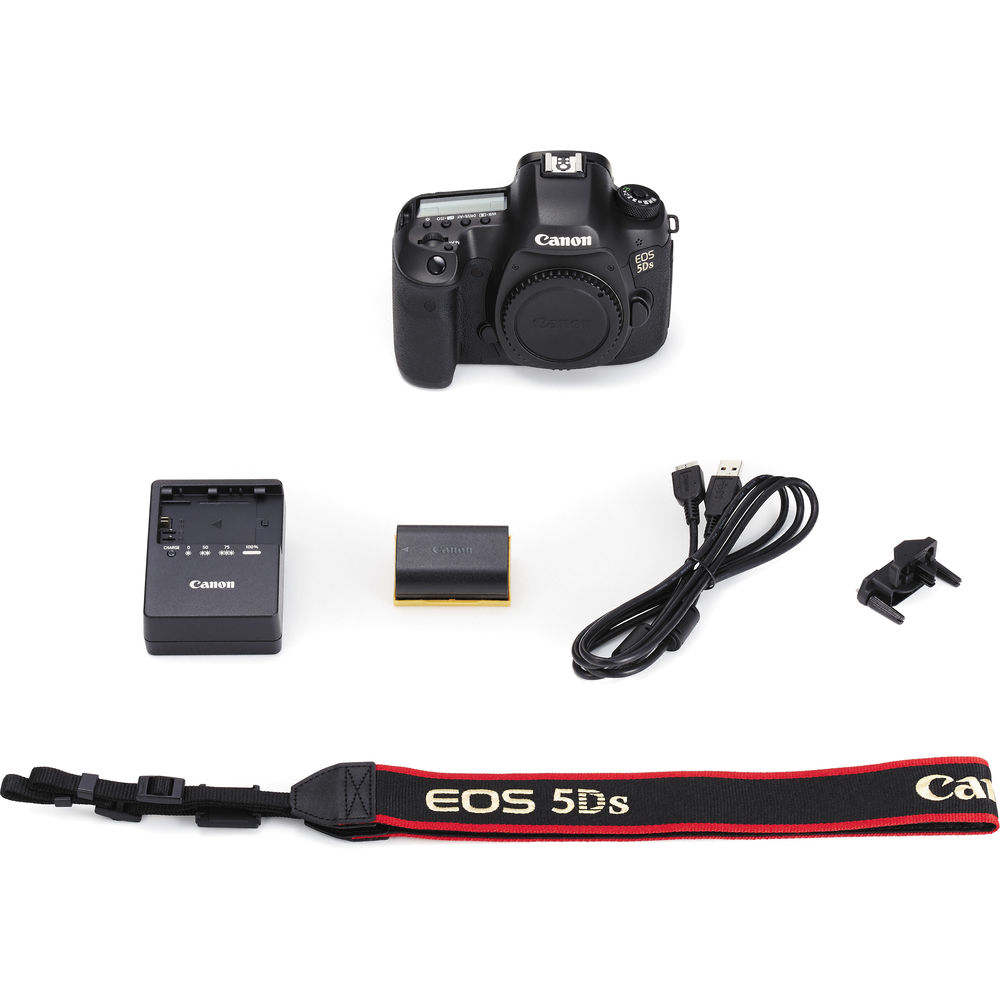 Canon EOS 5D S 5DS DSLR-Kamera (nur Gehäuse) – 7-teiliges Zubehörpaket