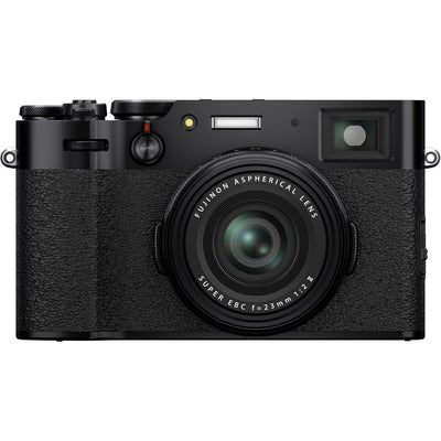 FUJIFILM X100V Digitalkamera (Schwarz) 16643000 - 7-teiliges Zubehörpaket