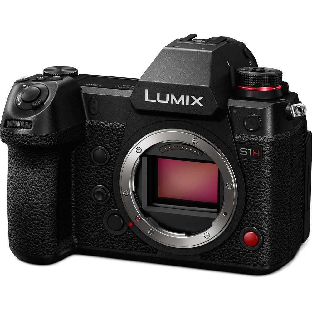 Panasonic Lumix S1H spiegellose Kamera DC-S1HBODY – 12-teiliges Zubehörpaket