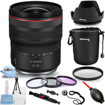 Canon RF 14-35mm f/4L IS USM Objektiv 4857C002 - 10-teiliges Zubehörpaket