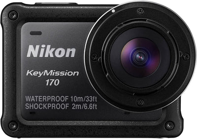 Nikon KeyMission 170 4K Action-Kamera 26514 – 25-teiliges Zubehörpaket