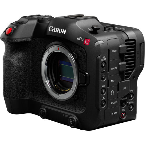 Canon EOS C70 Cinema-Kamera (RF-Objektivanschluss) 4507C002 – 7-teiliges Zubehörpaket