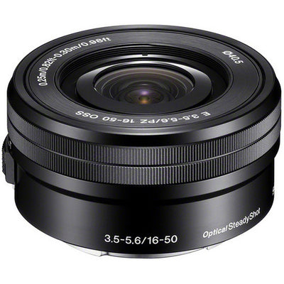 Sony E PZ 16–50 mm f/3,5–5,6 OSS-Objektiv für Sony E-Mount, Schwarz, Neu in weißer Box