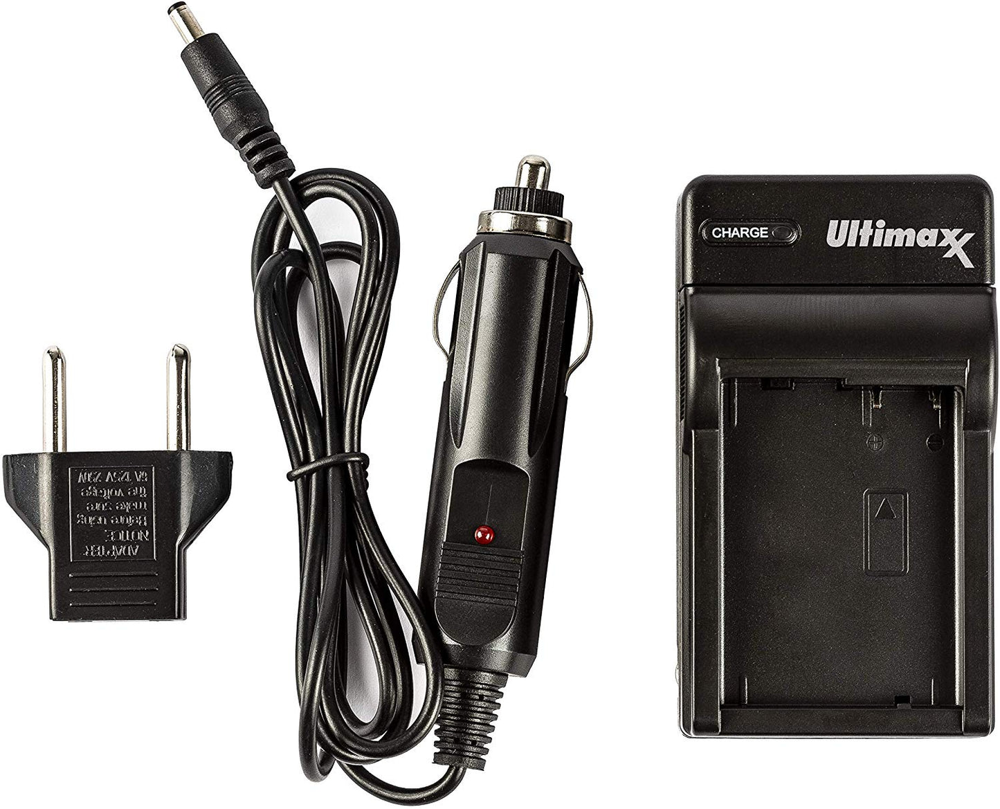 ULTIMAXX Rapid Charger with 2x NP-FV100 Batteries for Sony DCR-SR15 and SR2