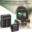 Power-Akku (2er-Pack) und Doppelladegerät für GoPro HERO8 HERO7 HERO6 HERO5