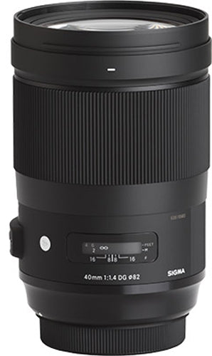 Sigma 40mm f/1.4 DG HSM Art Objektiv für Nikon F 332955 + UV-Ultraviolettfilter