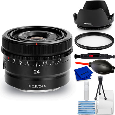 Sony FE 24 mm f/2,8 G Objektiv SEL24F28G - 7-teiliges Zubehörpaket