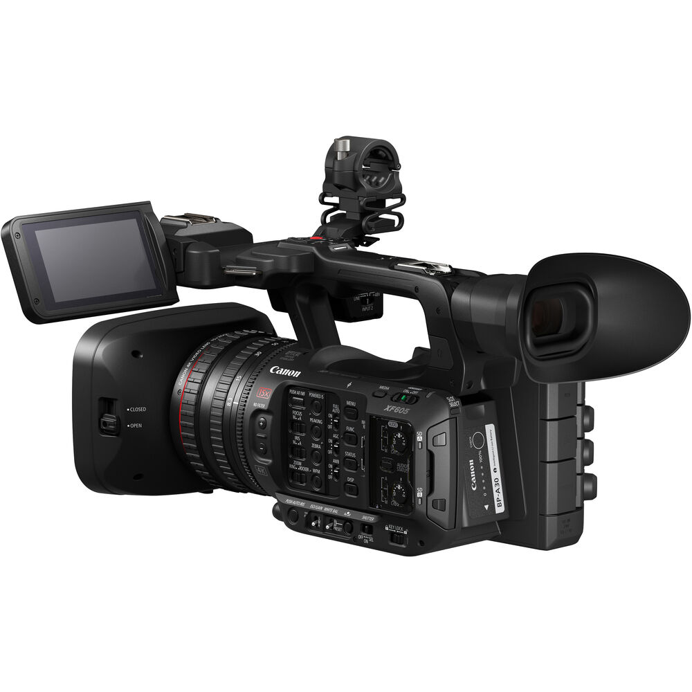 Canon XF605 UHD 4K HDR Pro Camcorder 5076C002 – 14-teiliges Zubehörpaket